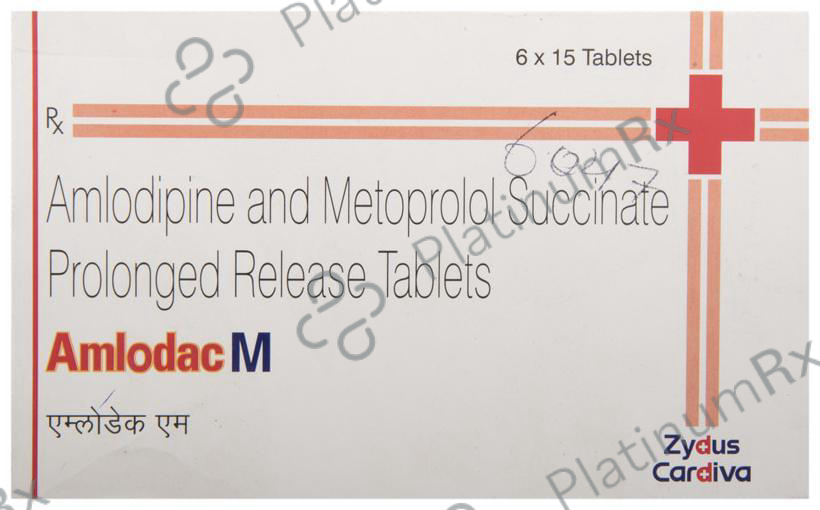 Amlodac M 5/47.5mg Tablet PR 15s