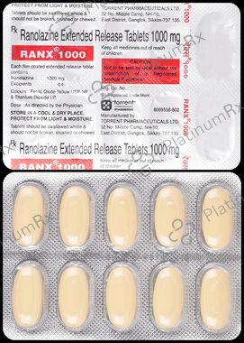 Ranx ER 1000mg Tablet 10s