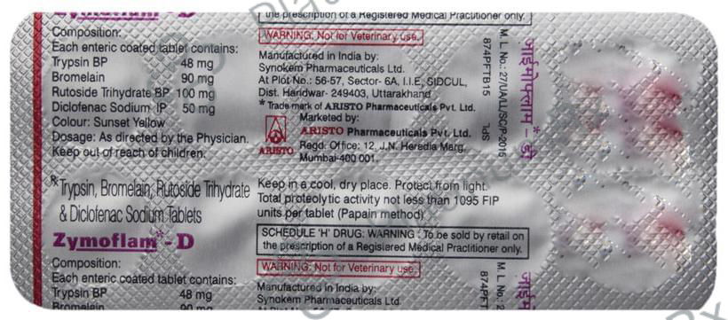Zymoflam D Tablet 10s