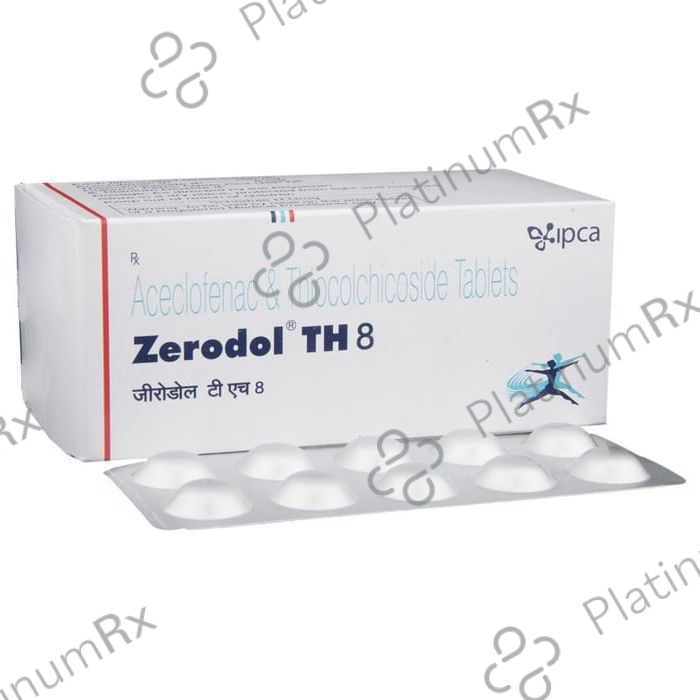 Zerodol TH100/8mg Tablet 10s