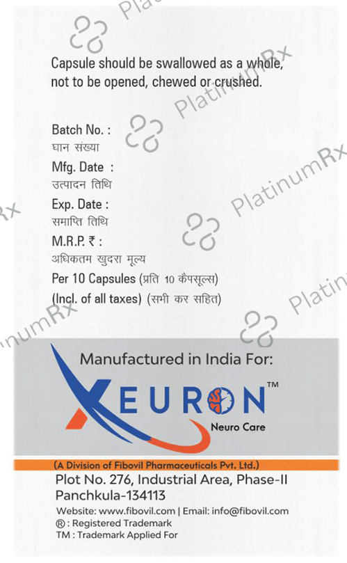 Pregaxuro D 75/20 Capsule DR