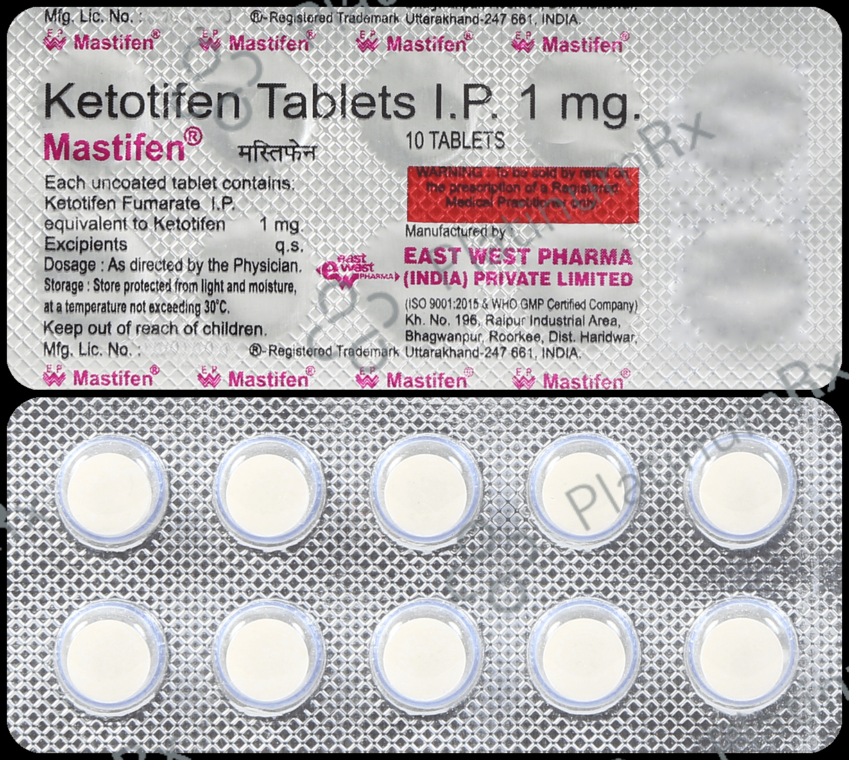 Mastifen 1mg Tablet 10s