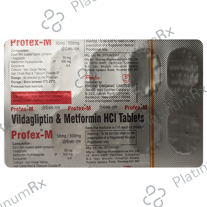 Profex-M 500mg/50mg Tablet
