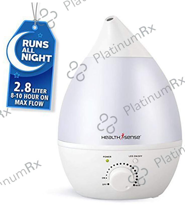 Health Sense RH630 Pure Mist Ultrasonic Cool Room Humidifier White