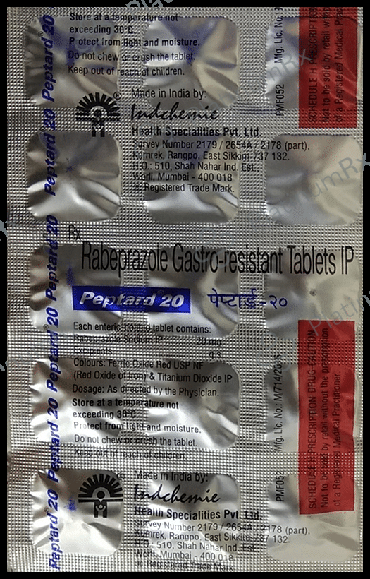 Peptard 20mg Tablet 15s