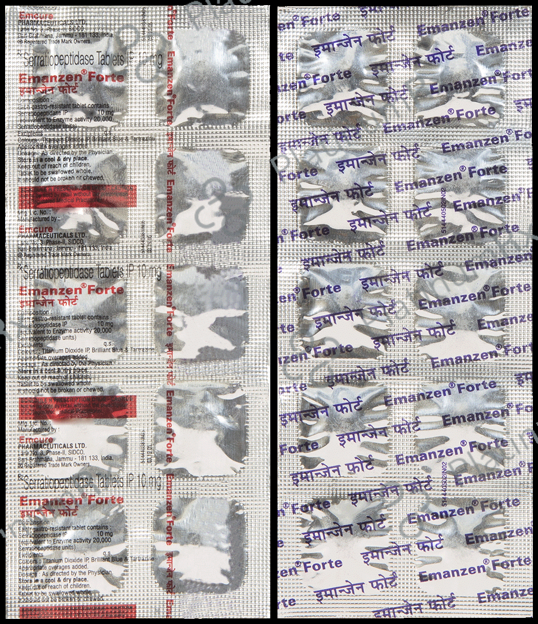 Emanzen Forte 10mg Tablet 10s