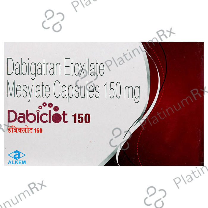 Dabiclot 150mg Capsule 10s
