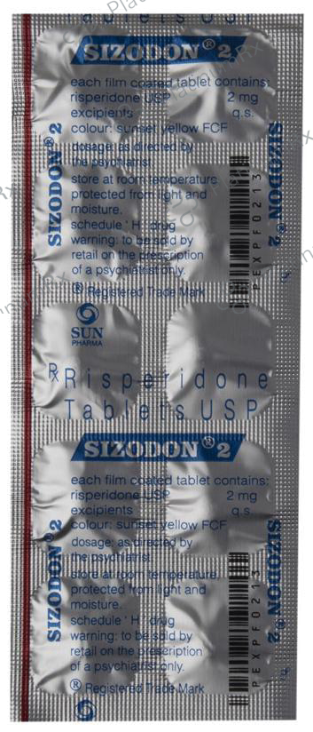 Sizodon 2mg Tablet 10s