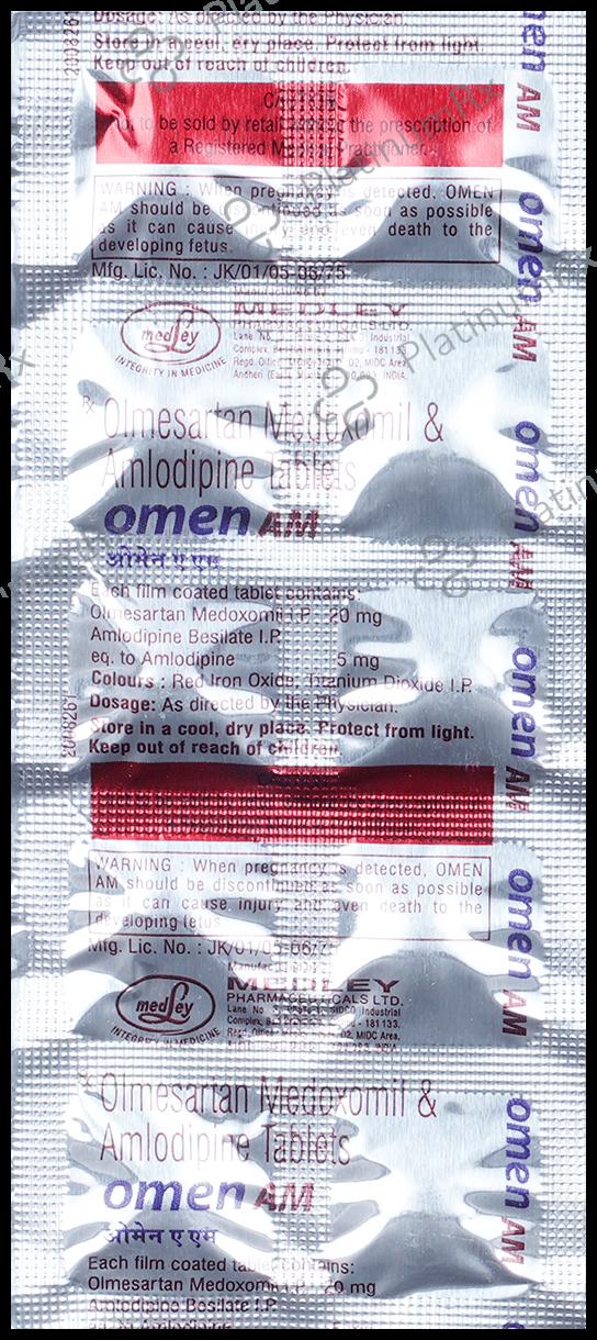 Omen AM 5/20mg Tablet 10s