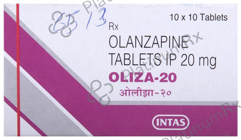 Oliza 20mg Tablet 10s