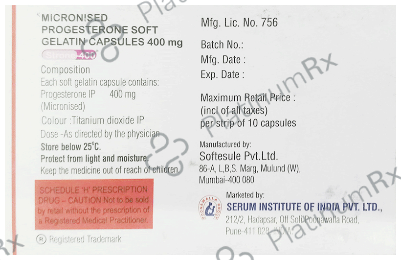 STRONE 400 MG CAPSULE