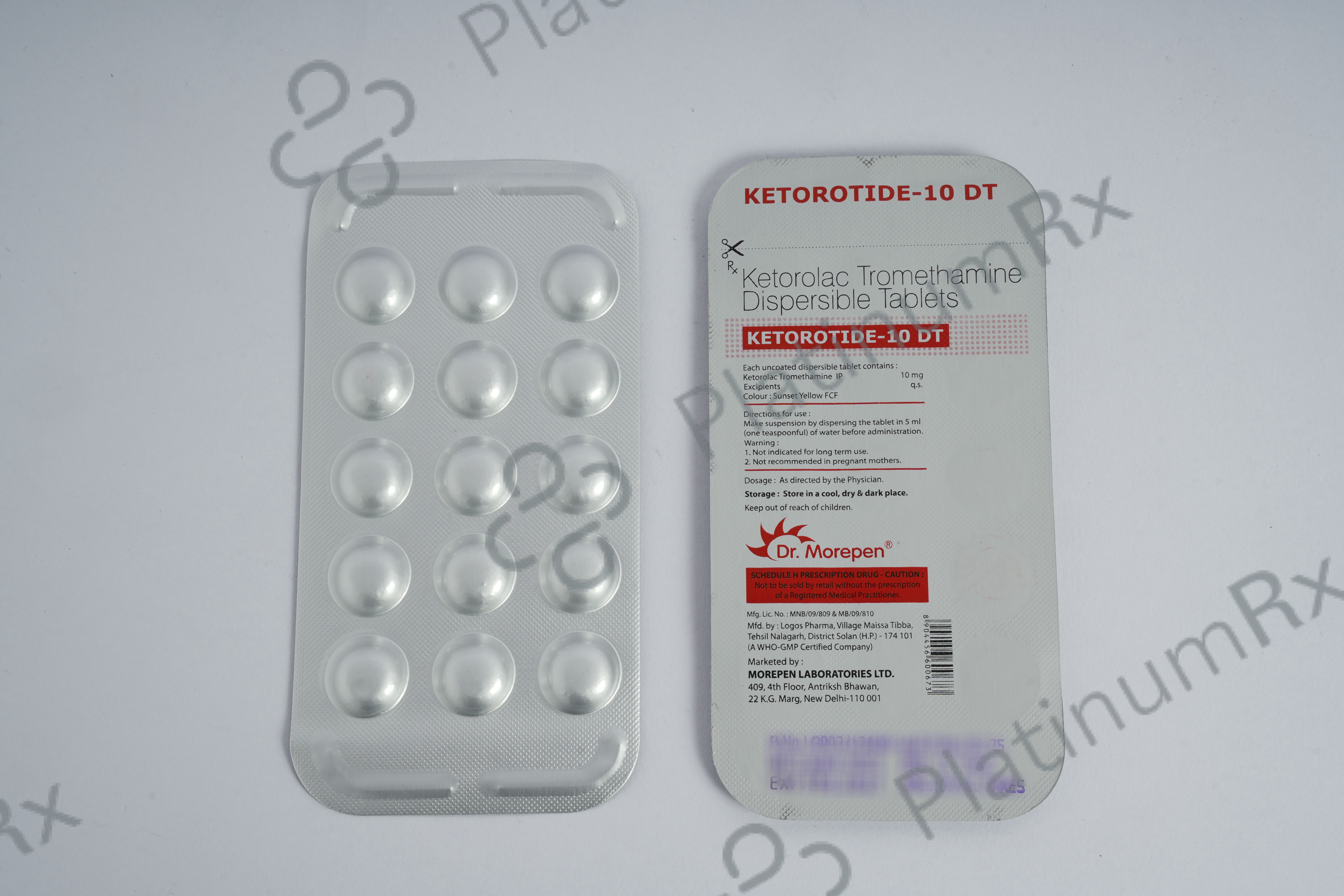 Ketorotide 10mg DT Tablet 15s