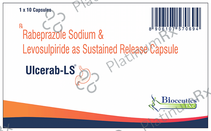 Ulcerab-LS 75mg/20mg Capsule