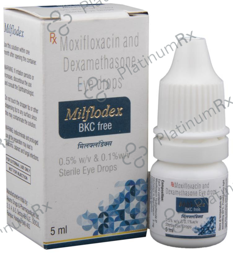 Milflodex BKC Free Eye Drop 5ml