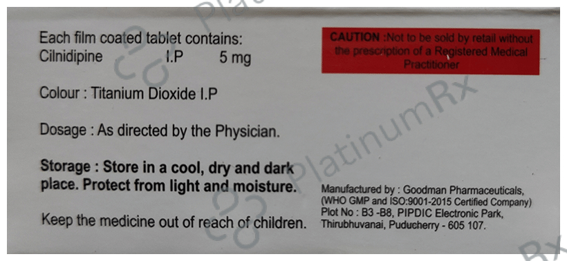Cilacil 5 Tablet