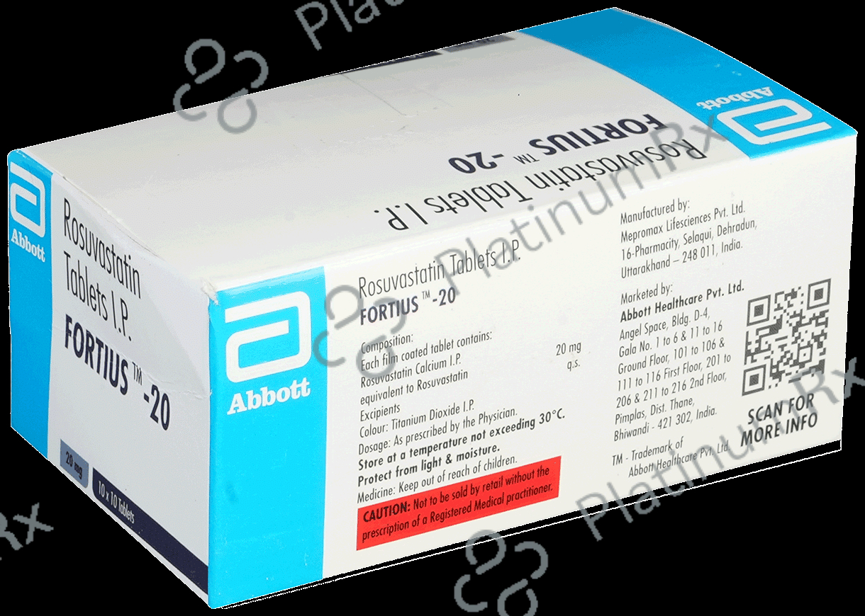 Fortius 20mg Tablet 10s