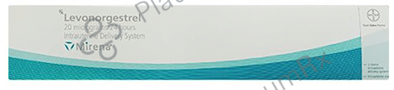 Mirena Intrauterine Delivery System 52mg 1s