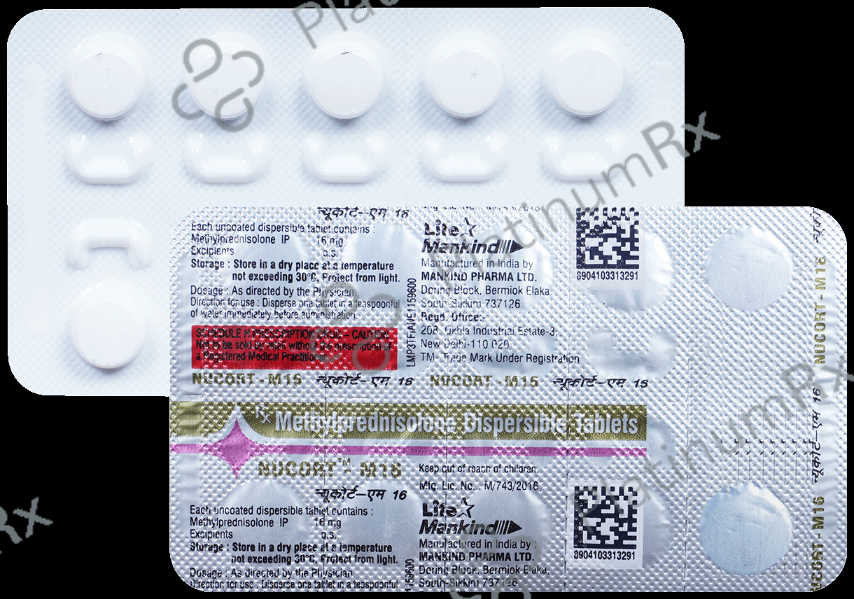Nucort M 16mg Tablet DT 10s
