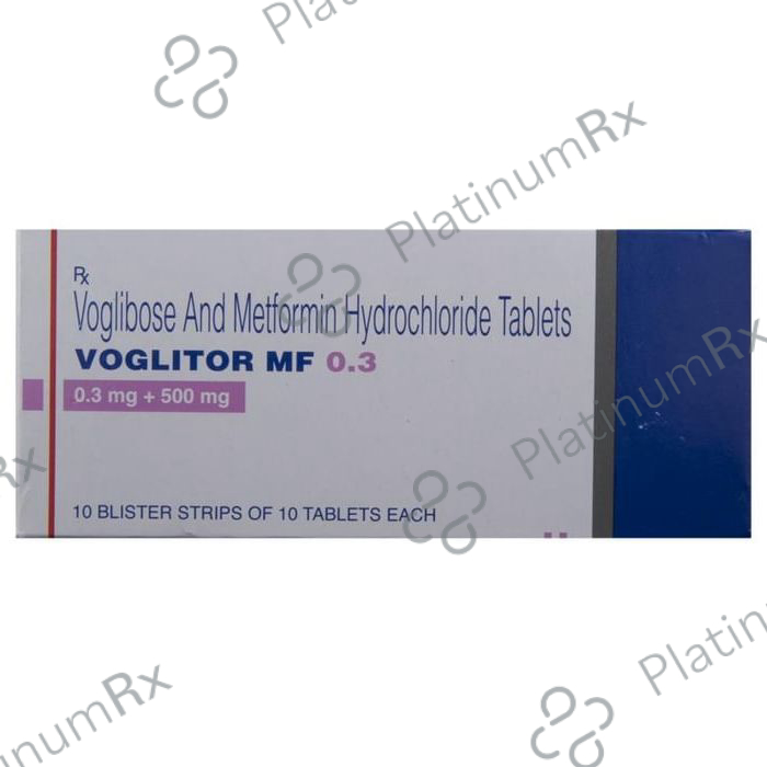 Voglitor MF 0.3 500/0.3mg Tablet 10s