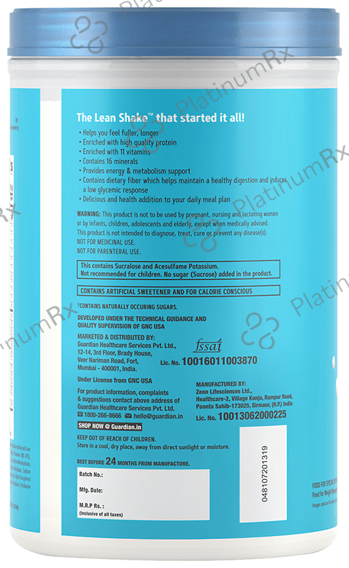 GNC Total Lean Shake 25 Vanilla