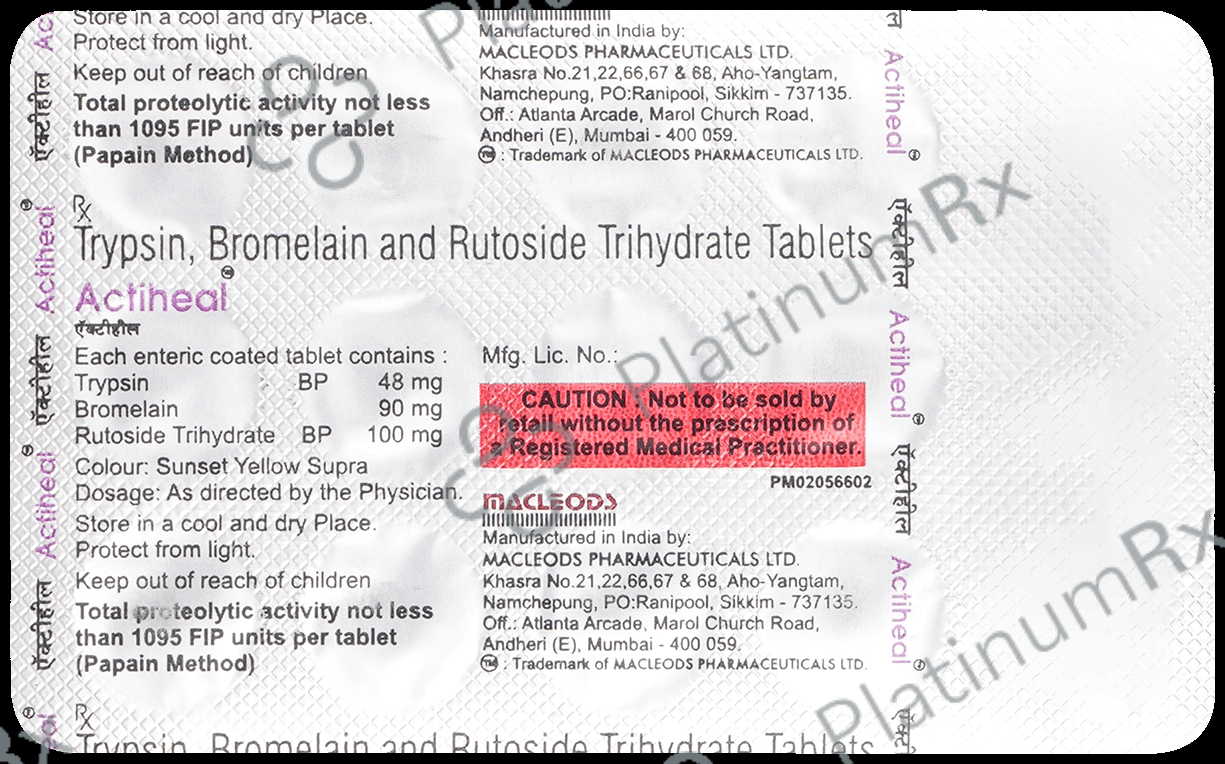 Actiheal Tablet 15 Tablet