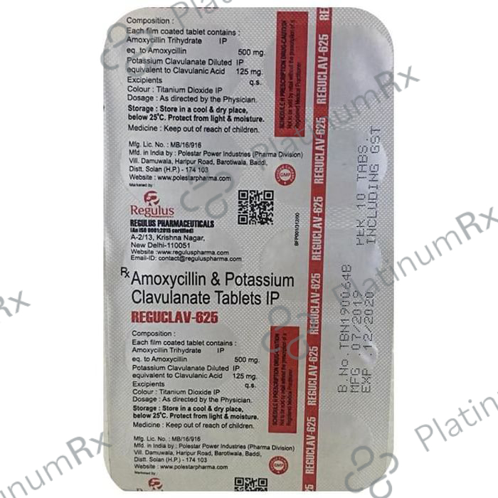 Reguclav 625 Tablet