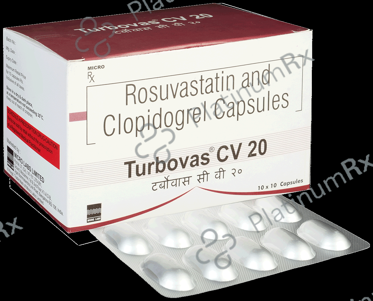 Turbovas CV 20/75mg Capsule 10s