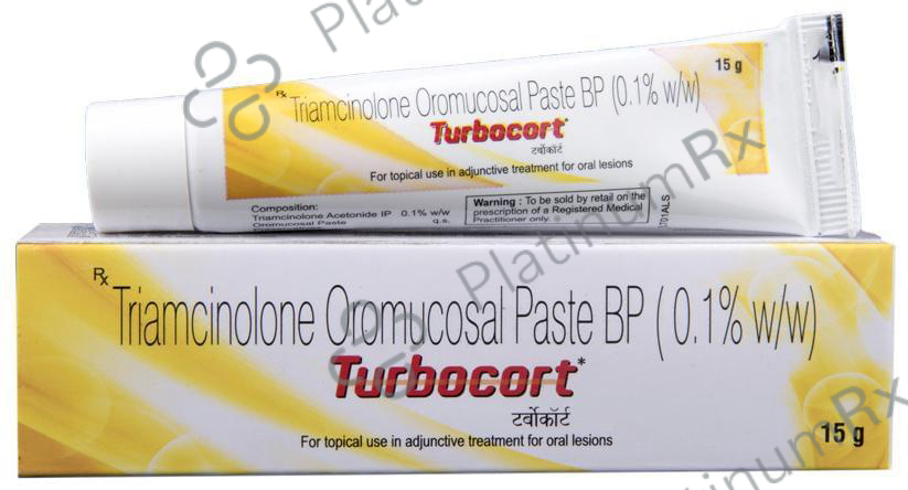 Turbocort 0.1% Oromucosal Paste 15gm