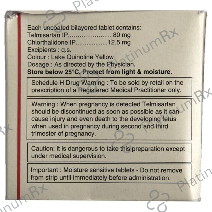 Tazloc CT 80/12.5mg Tablet 10s