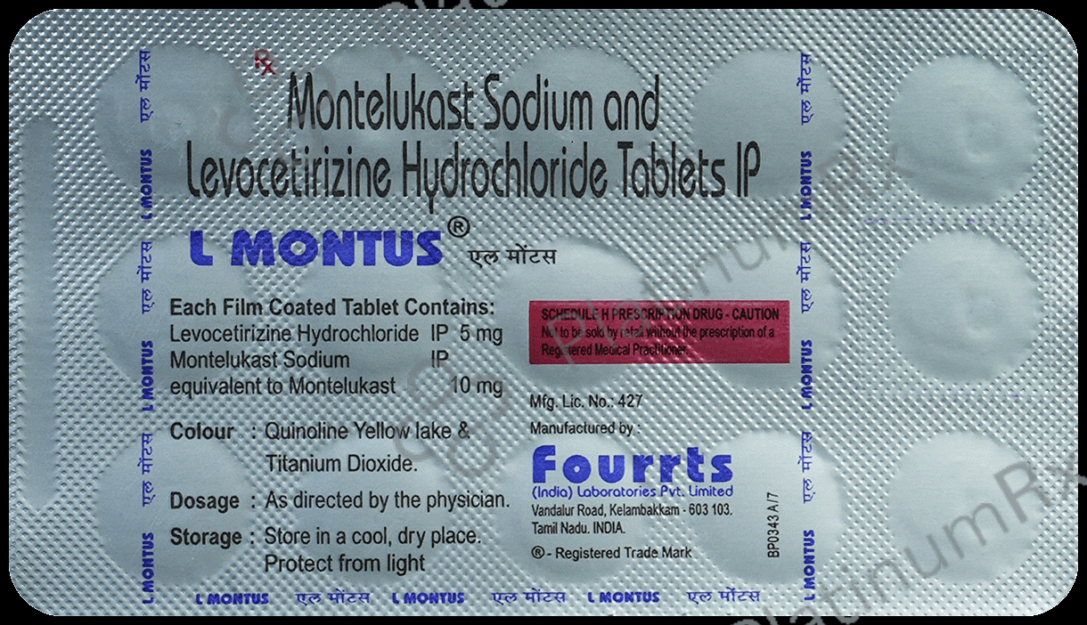 L Montus 5/10mg Tablet 15s