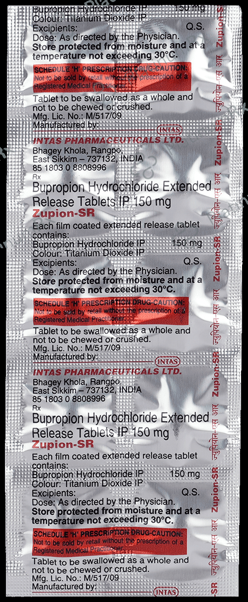 Zupion 150mg Tablet ER 10s