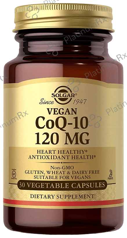 Solgar Vegan CoQ-12 120mg Vegetable Capsule