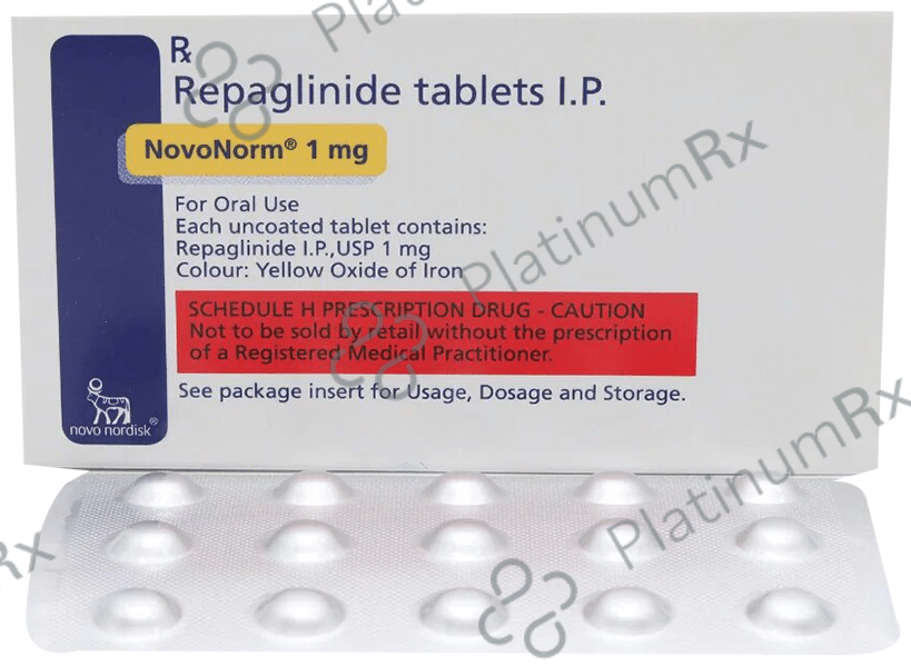 Novonorm 1mg Tablet 15 Tablet