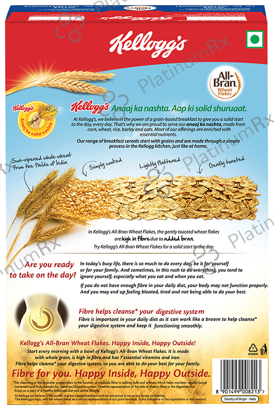 Kellogg's All Bran Wheat Flakes 425 gm