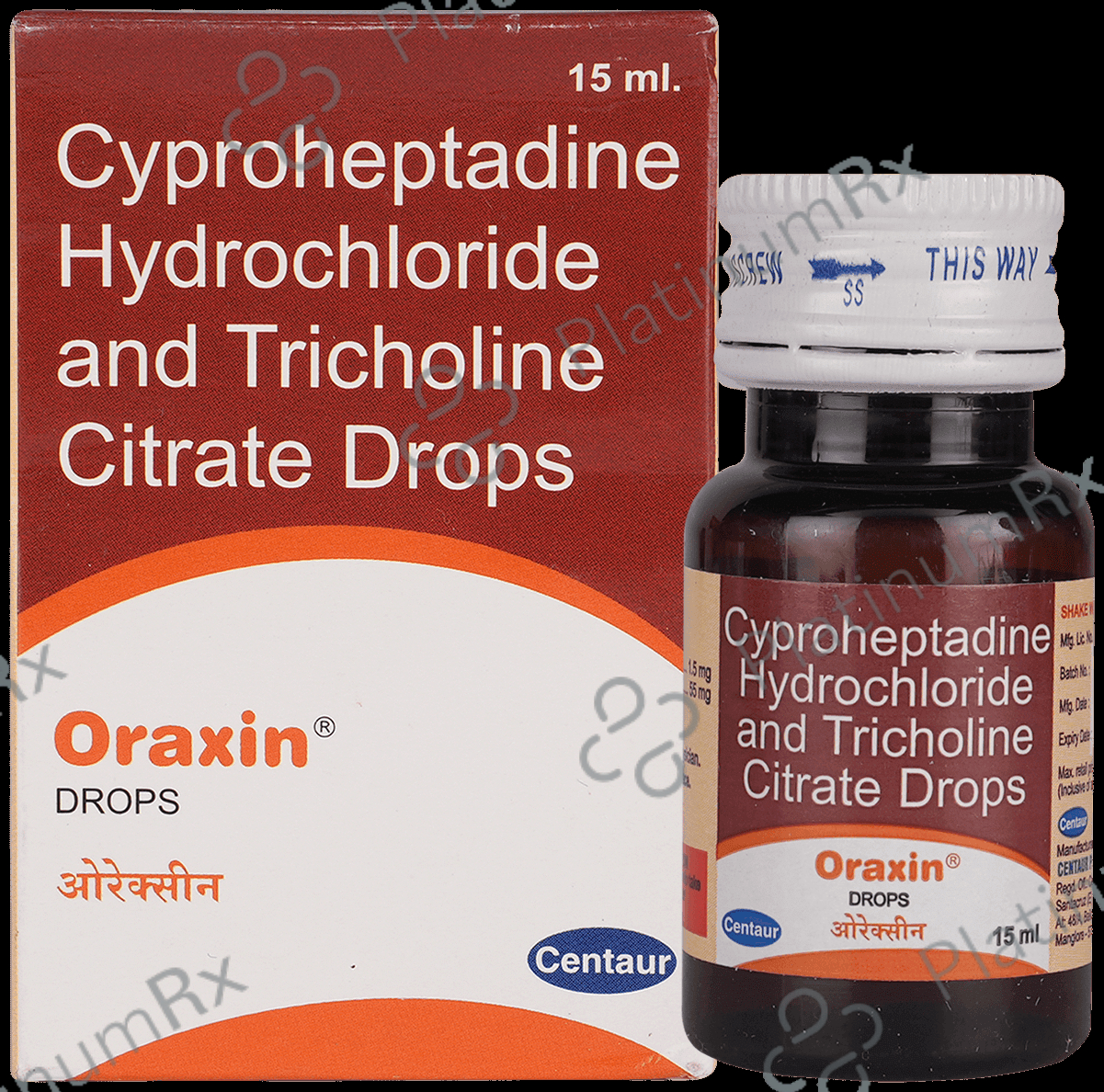 Oraxin 1.5/55mg Drop 15ml