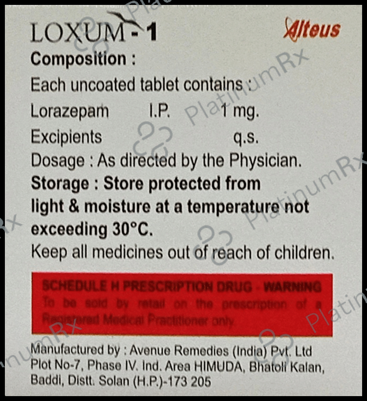 Loxum 1 Tablet 15 Tablet