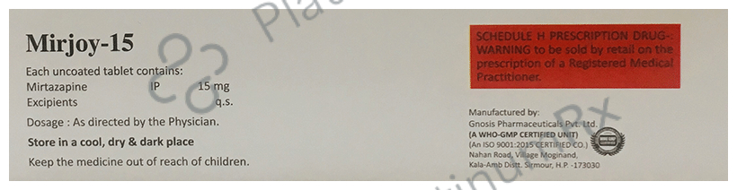 Mirjoy 15mg Tablet