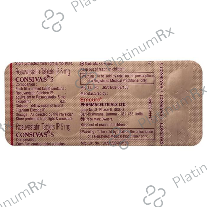 Consivas 5mg Tablet 10s