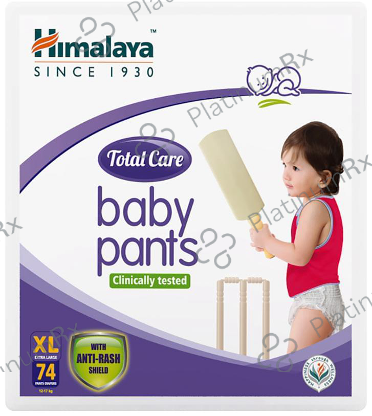 Himalaya Total Care Baby Pants - With Anti-Rash Shield & Wetness Indicator - Size XL 74 diapers