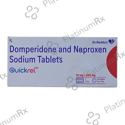 Quickrel 250/10mg Tablet 10s