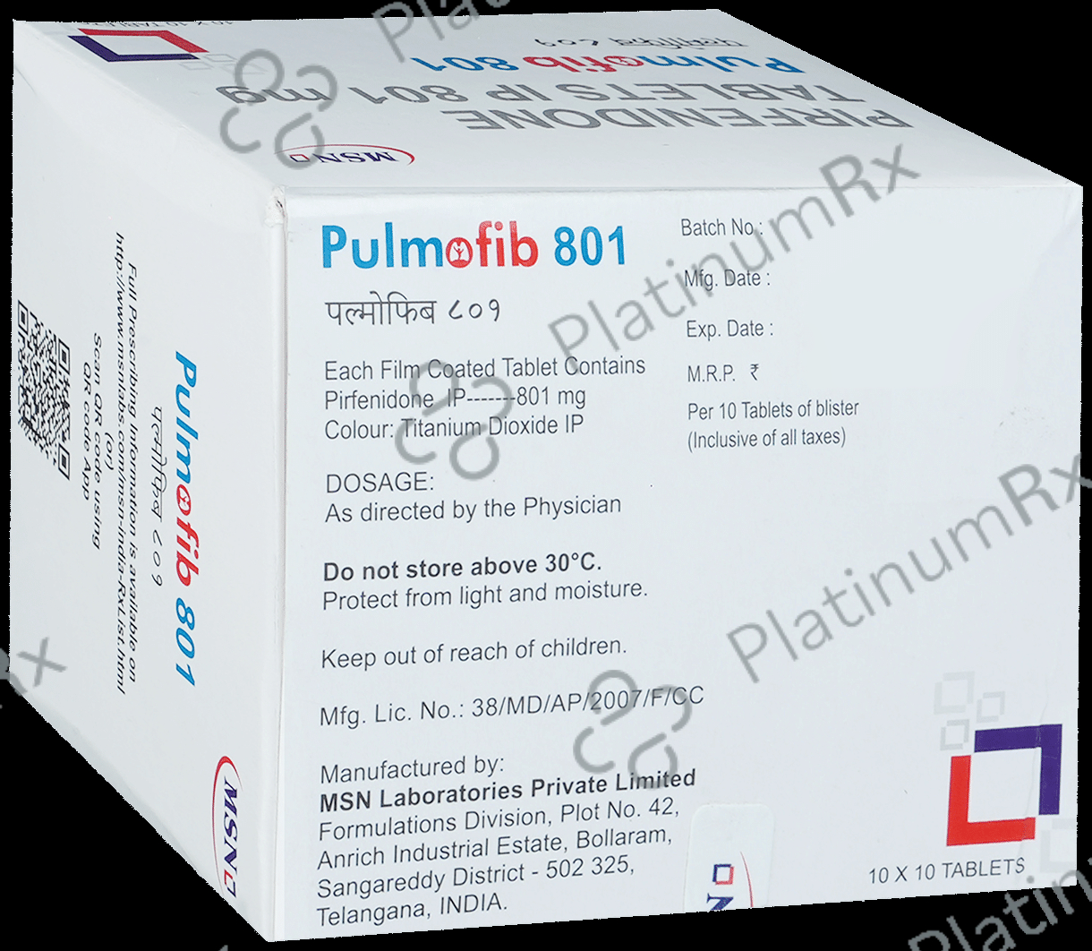 Pulmofib 801mg Tablet