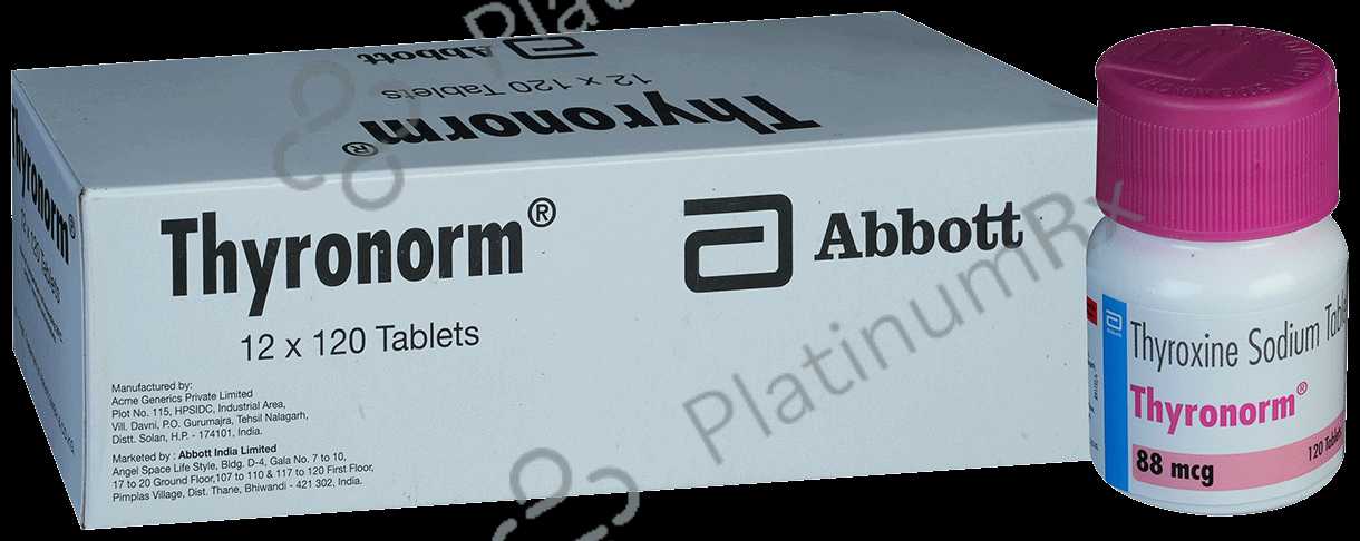 Thyronorm 88mcg Tablet 120s
