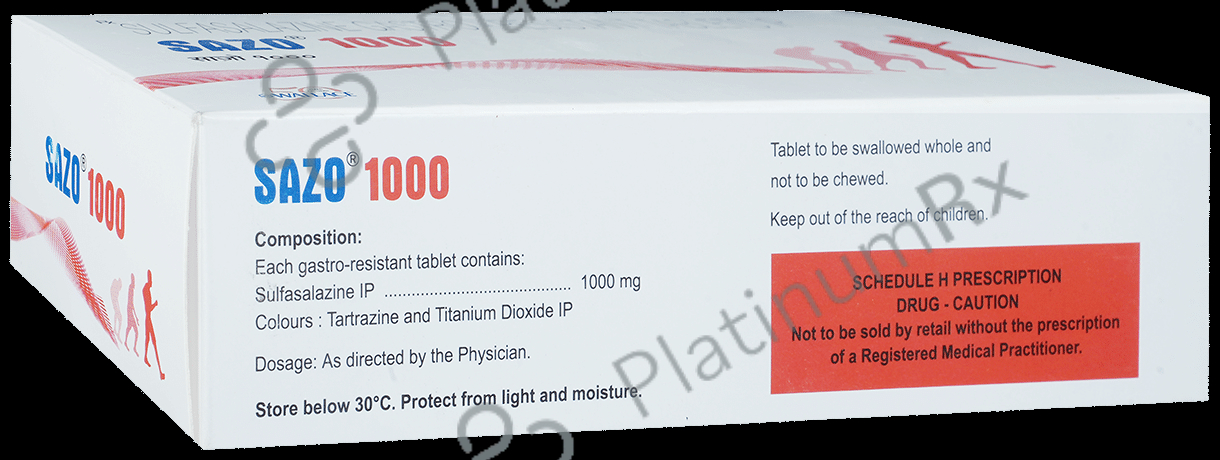 Sazo 1000mg Tablet 15s