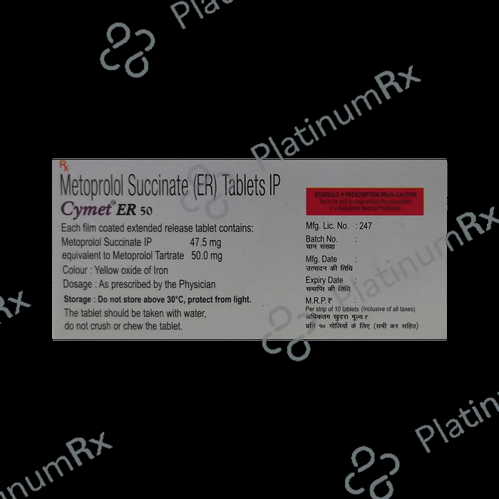 Cymet ER 50mg Tablet 10s