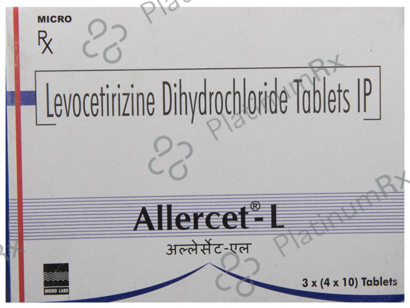 Allercet L 5mg Tablet 10s