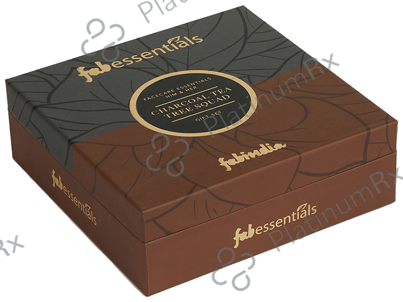 Fabessentials Face Care Essentials Him & Her Charcoal Tea Tree Squad Gift Set