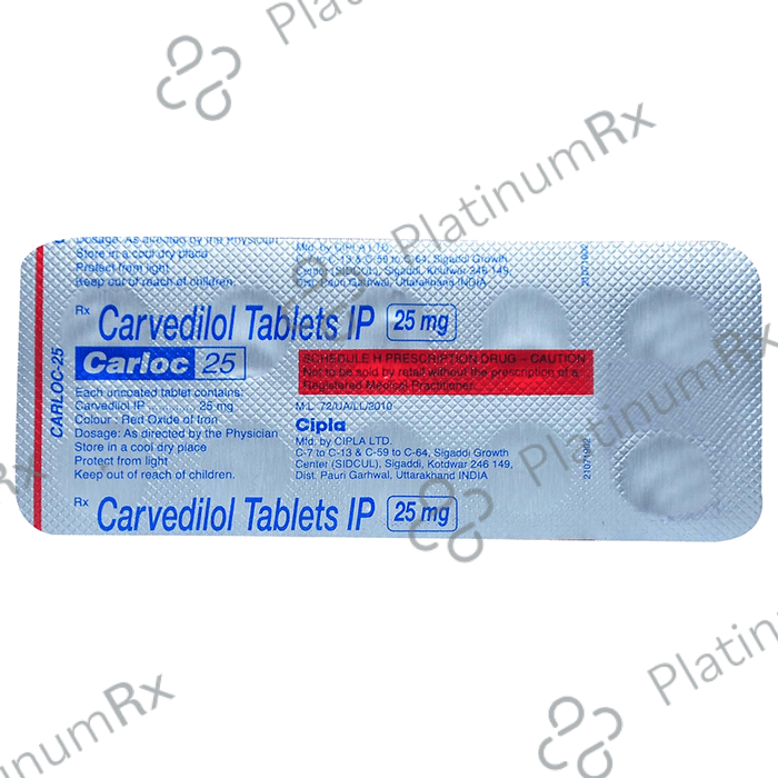 Carloc 25mg Tablet 10s