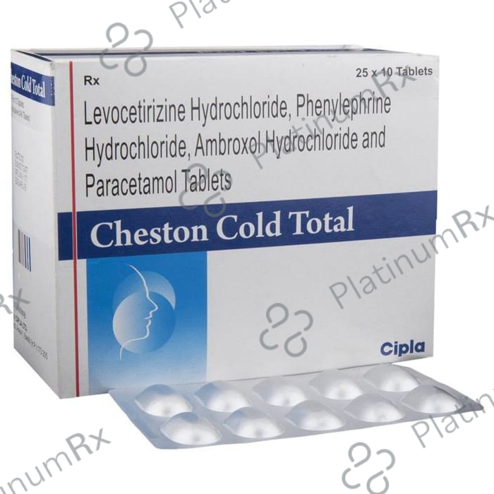Cheston Cold Total Tablet 10s