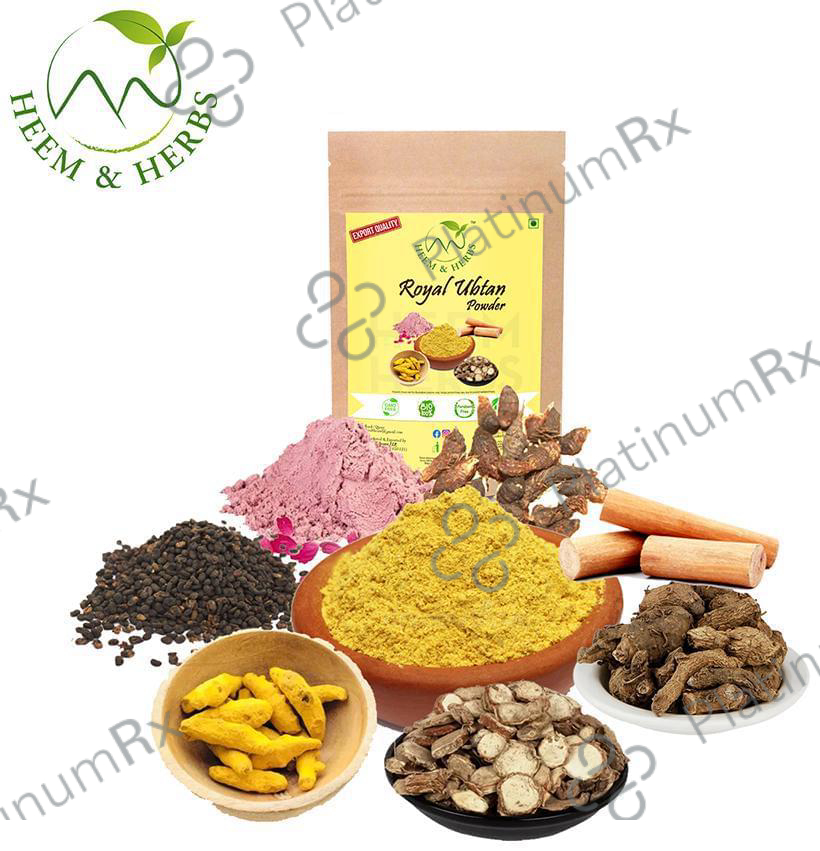 Heem & Herbs Royal Ubtan powder (100gm Each) 1 Pack