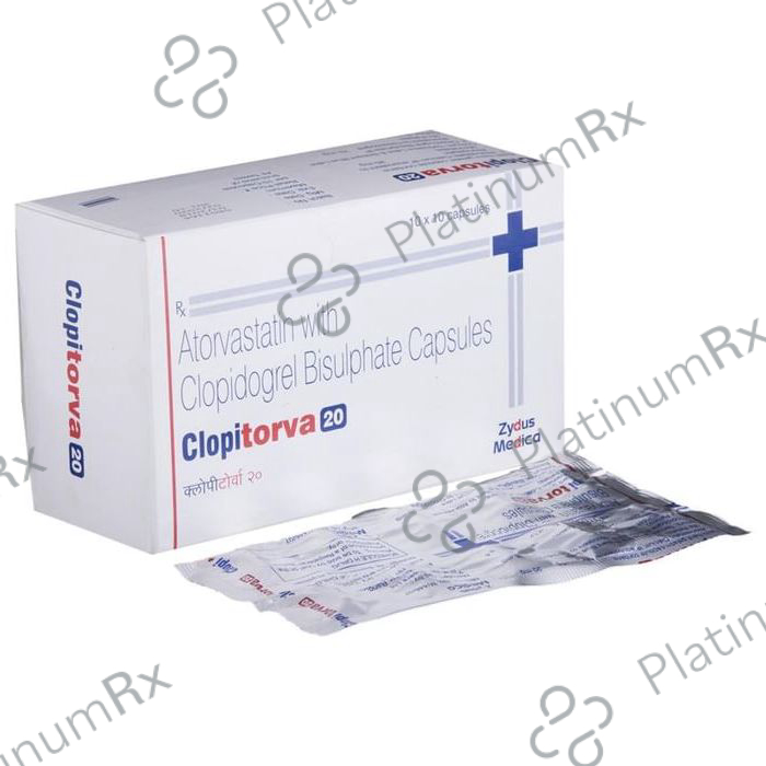 Clopitorva 20/75mg Capsule 10s